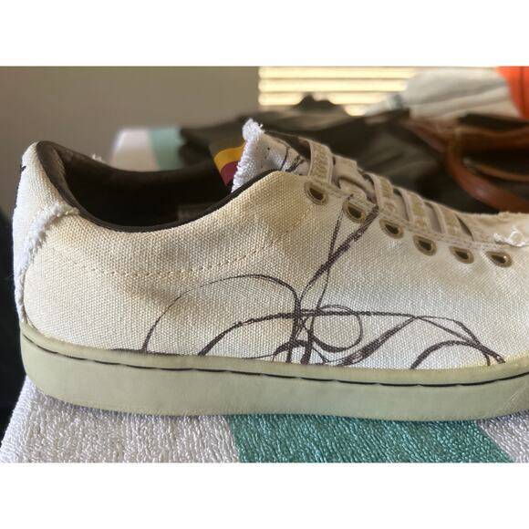 L.A.M.B. Canvas Rasta Sneakers Y2K - Picture 9 of 11